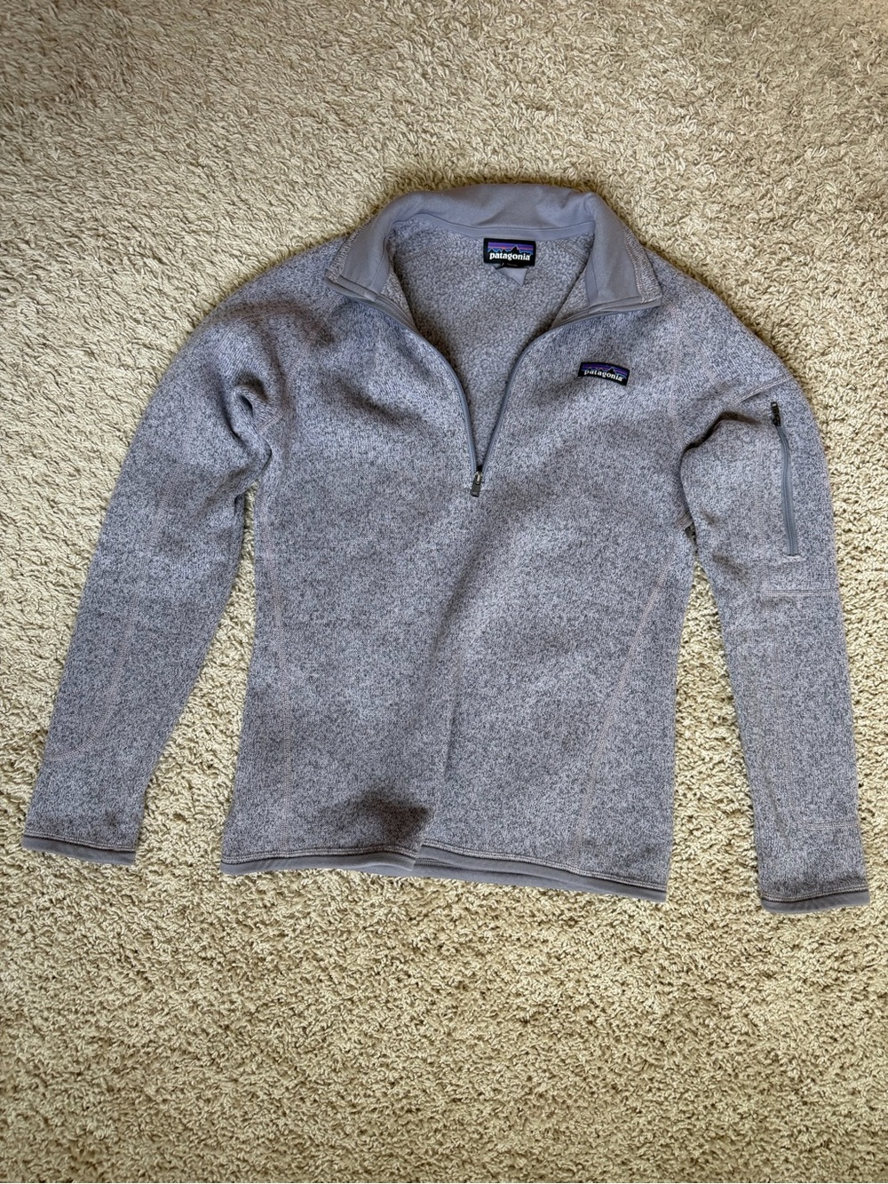 Patagonia Gray Fleece Zip-Up Jacket